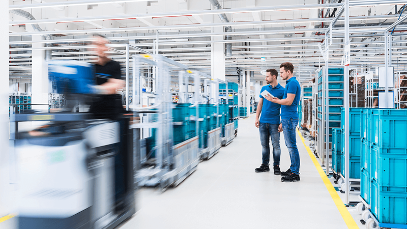 4 steps to your fully connected production logistics