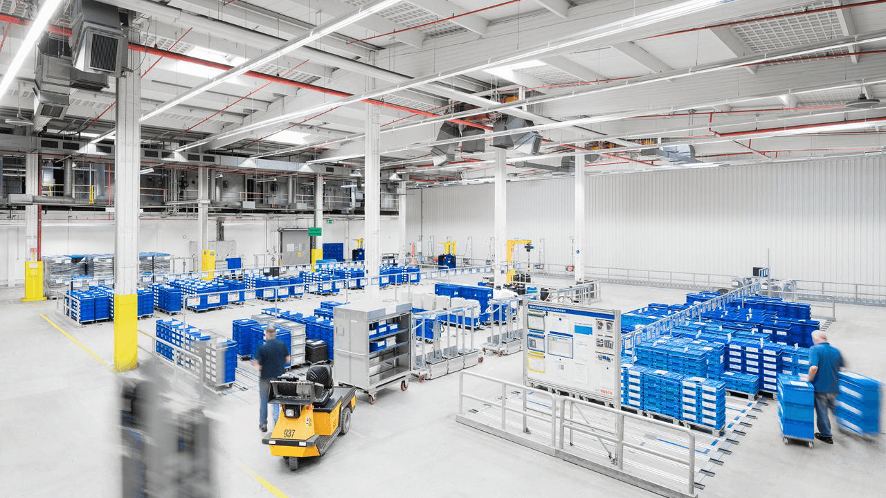 Production logistics 4.0 Bosch Connected Industry